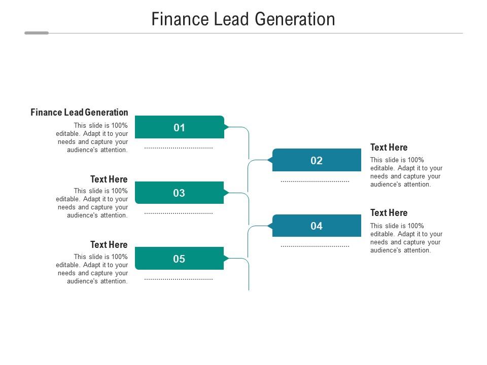 Finance lead generation ppt powerpoint presentation icon graphics cpb Slide01