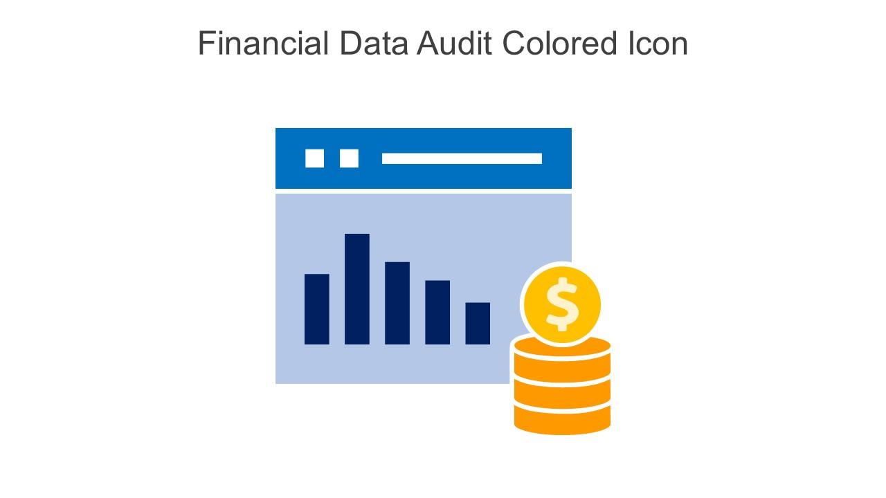 Financial Data Audit Colored Icon In Powerpoint Pptx Png And Editable Eps Format Slide01