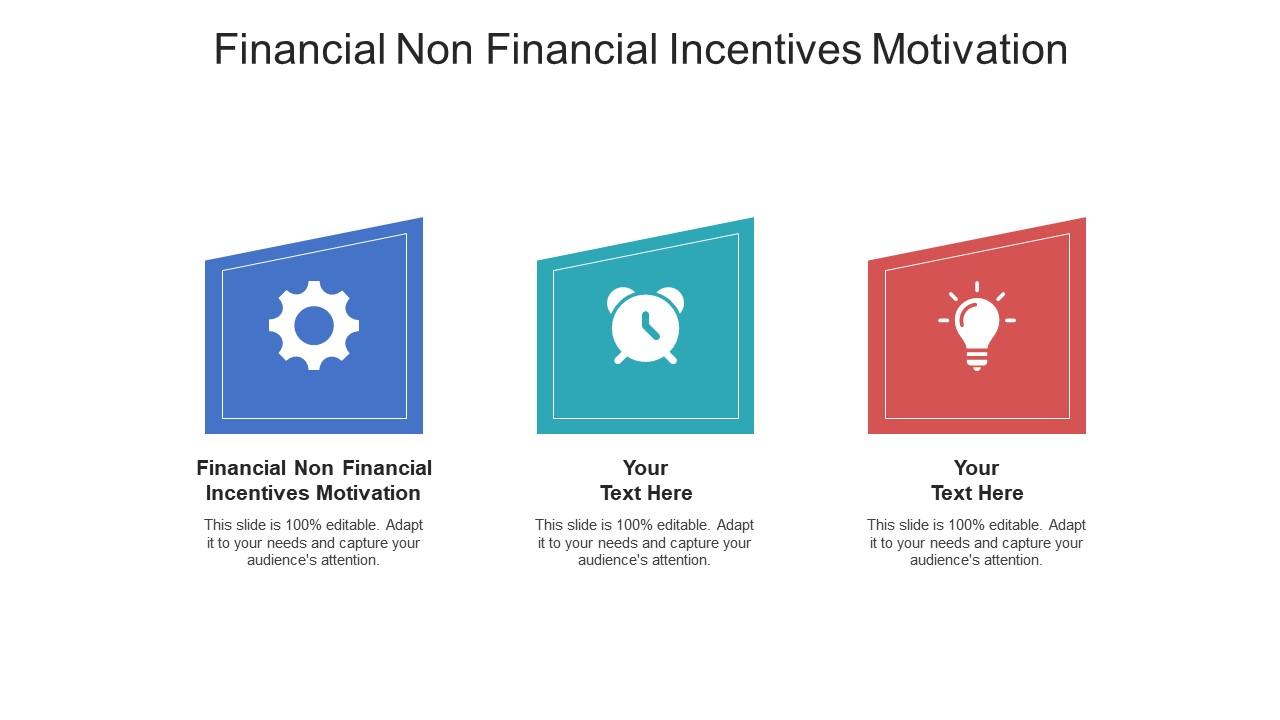 Financial non financial incentives motivation ppt powerpoint presentation icon example cpb Slide01