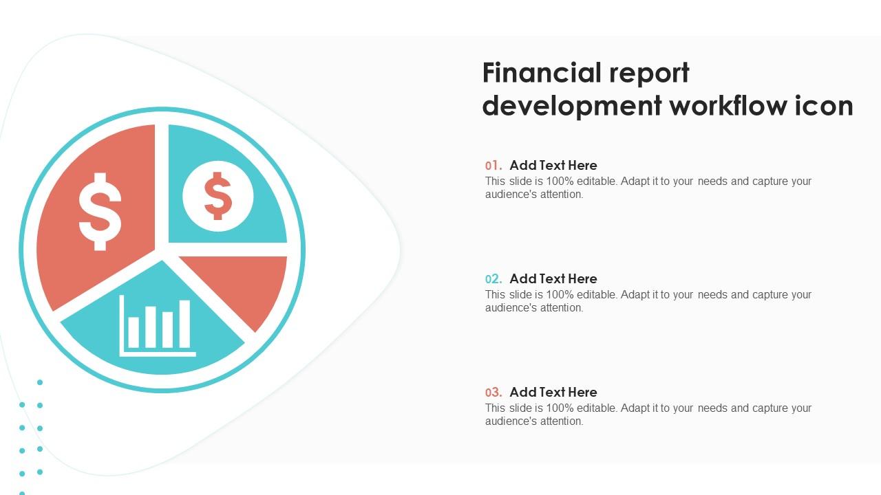 Financial Report Development Workflow Icon Slide01