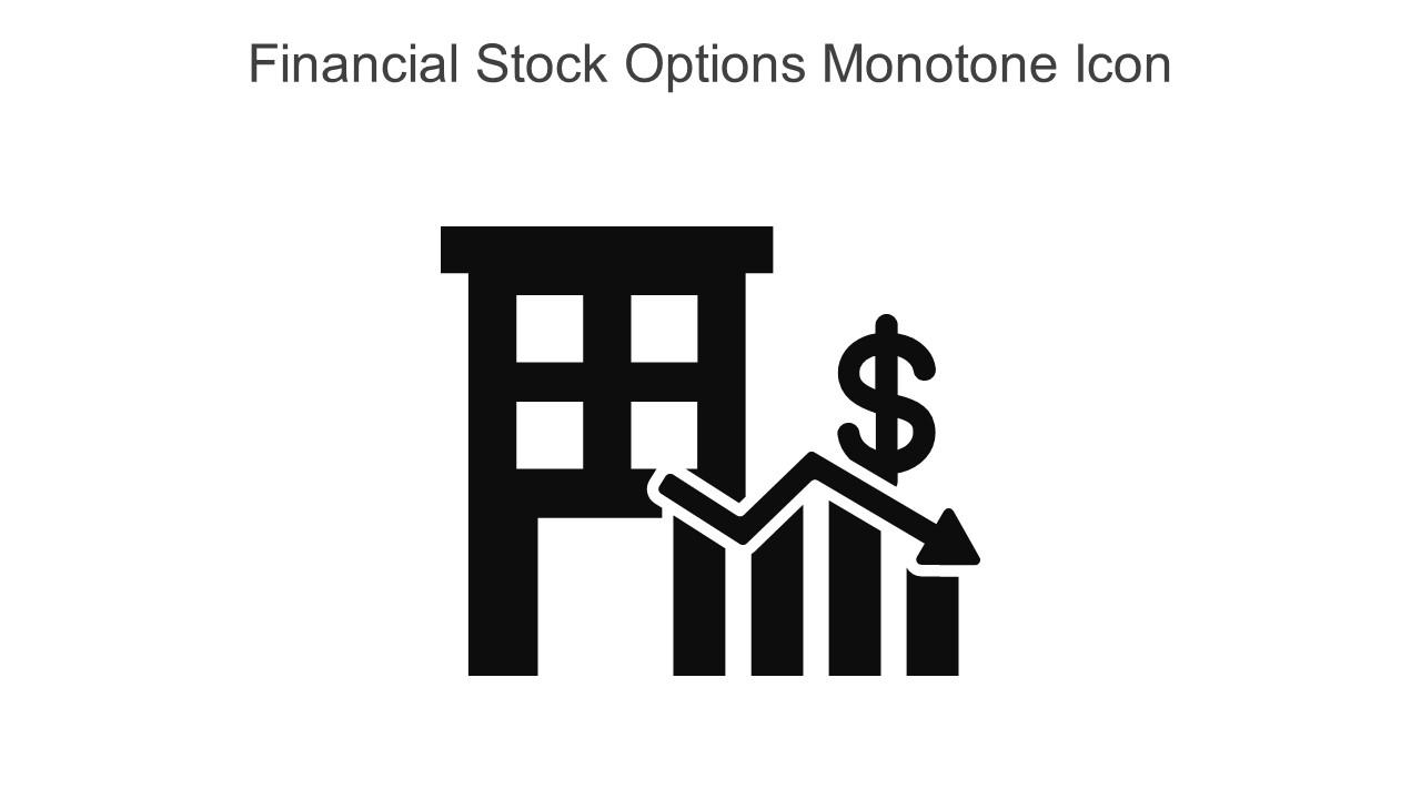 Financial Stock Options Monotone Icon In Powerpoint Pptx Png And Editable Eps Format Slide01