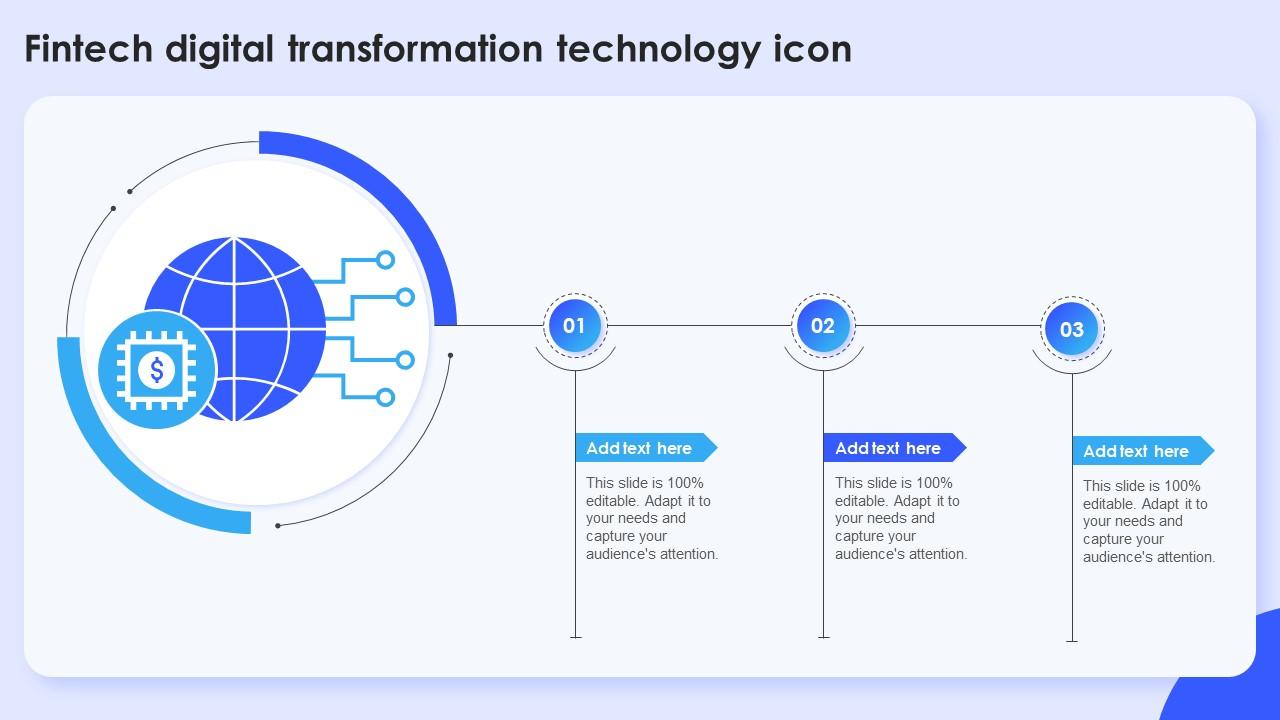 Fintech Digital Transformation Technology Icon