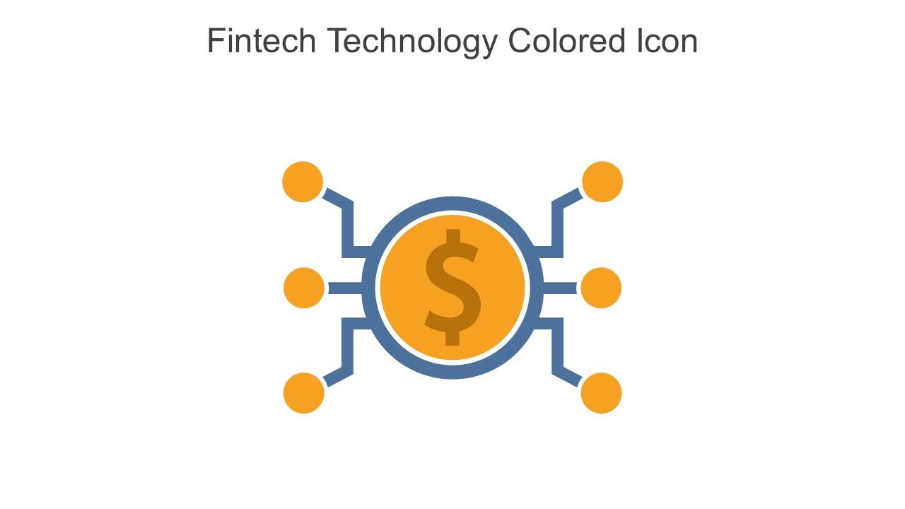 Fintech Technology Colored Icon In Powerpoint Pptx Png And Editable Eps Format