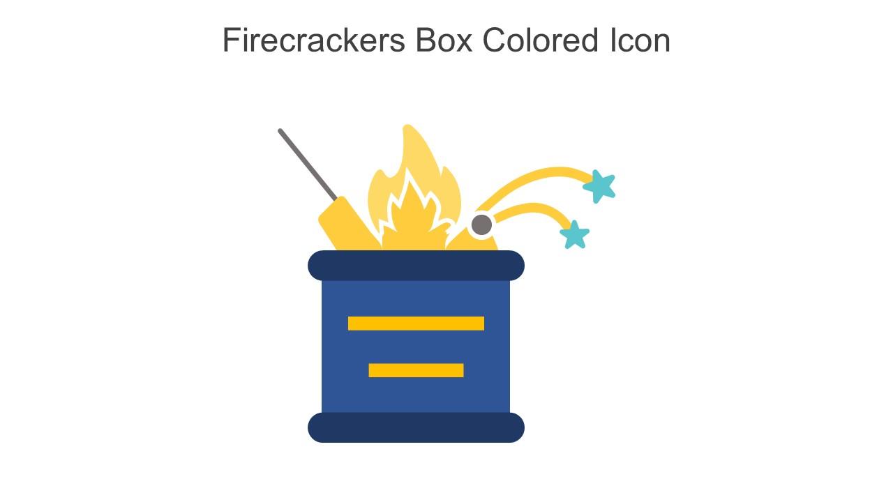 Firecrackers Box Colored Icon In Powerpoint Pptx Png And Editable Eps Format