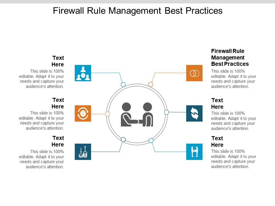 Firewall rule management best practices ppt powerpoint presentation icons cpb Slide01