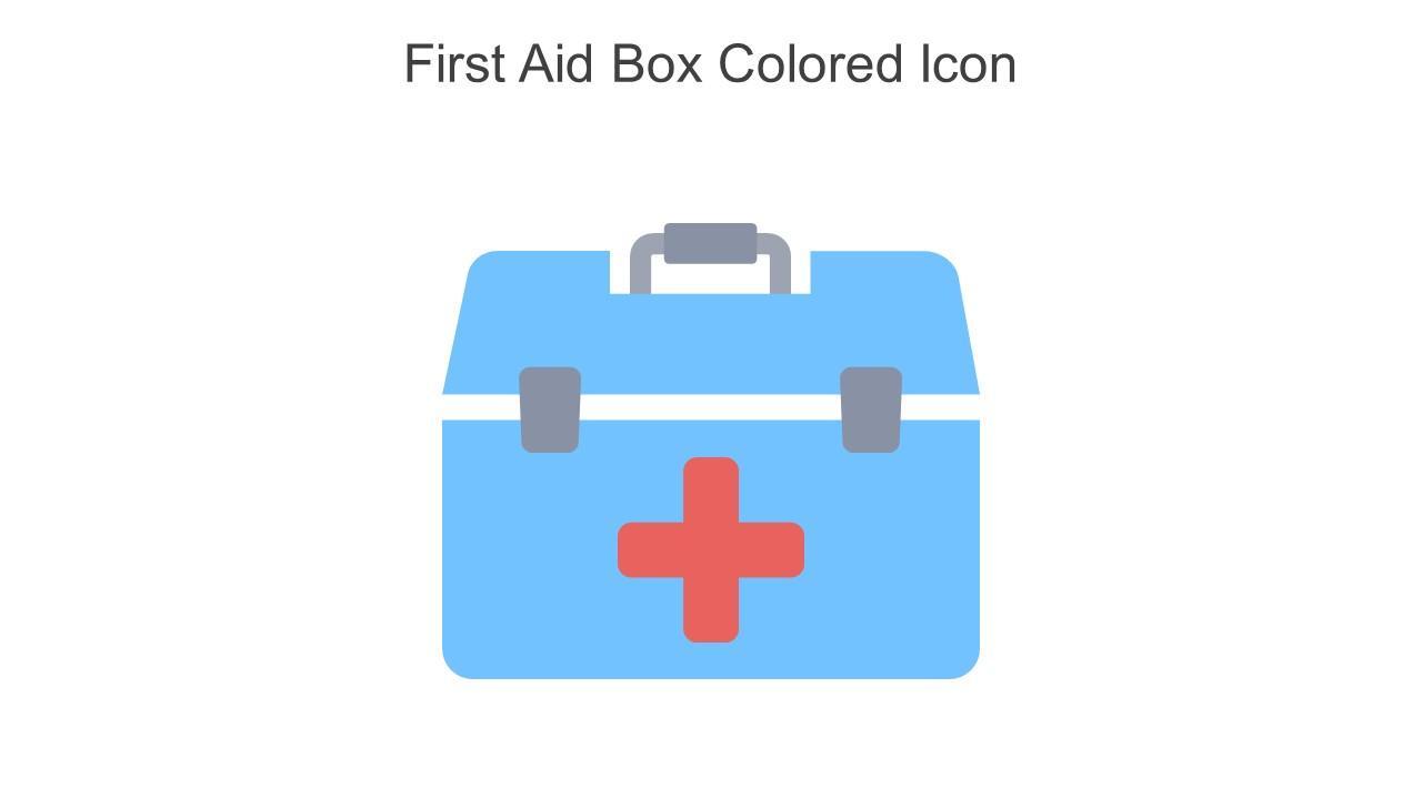 First Aid Box Colored Icon In Powerpoint Pptx Png And Editable Eps Format Slide01