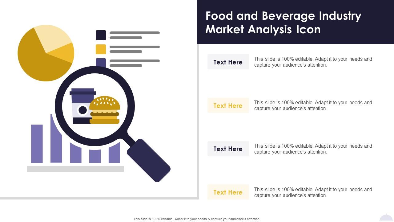 Food And Beverage Industry Market Analysis Icon Slide01