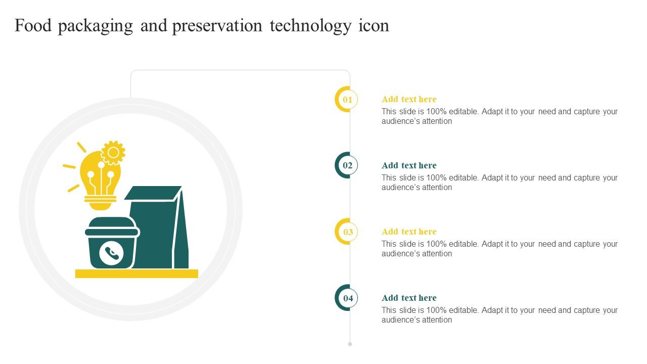 Food Packaging And Preservation Technology Icon Slide01