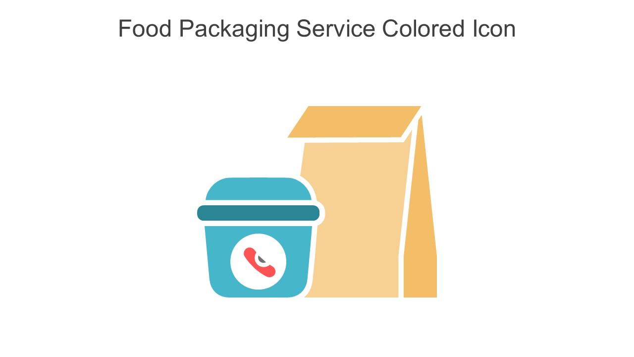 Food Packaging Service Colored Icon In Powerpoint Pptx Png And Editable Eps Format Slide01