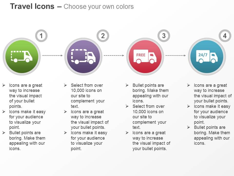 Free shipping across the world ppt icons graphics Slide01