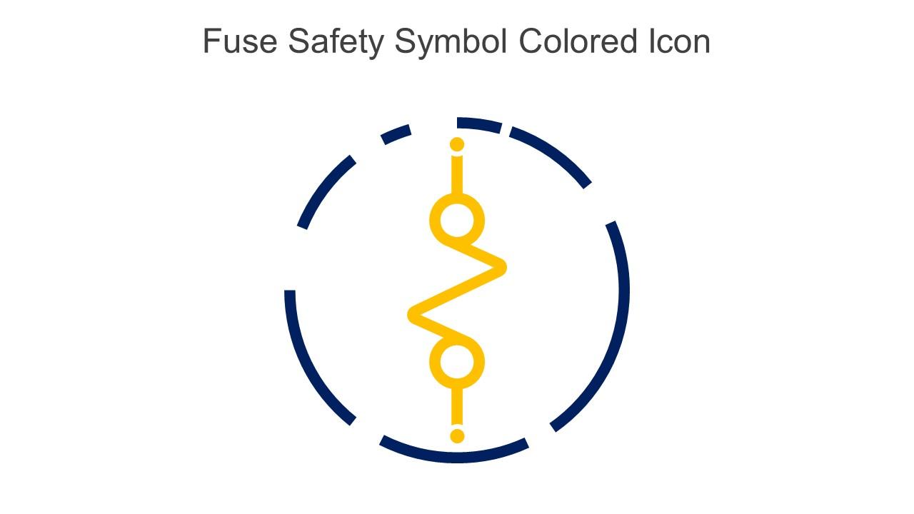 Fuse Safety Symbol Colored Icon In Powerpoint Pptx Png And Editable Eps Format