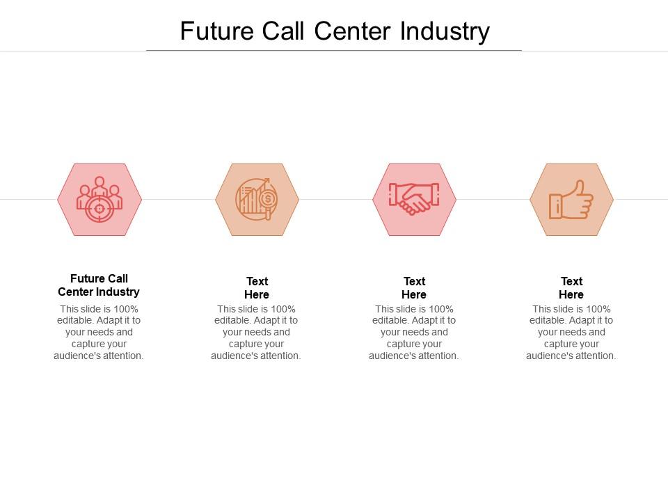 Future call center industry ppt powerpoint presentation icon outline cpb Slide01