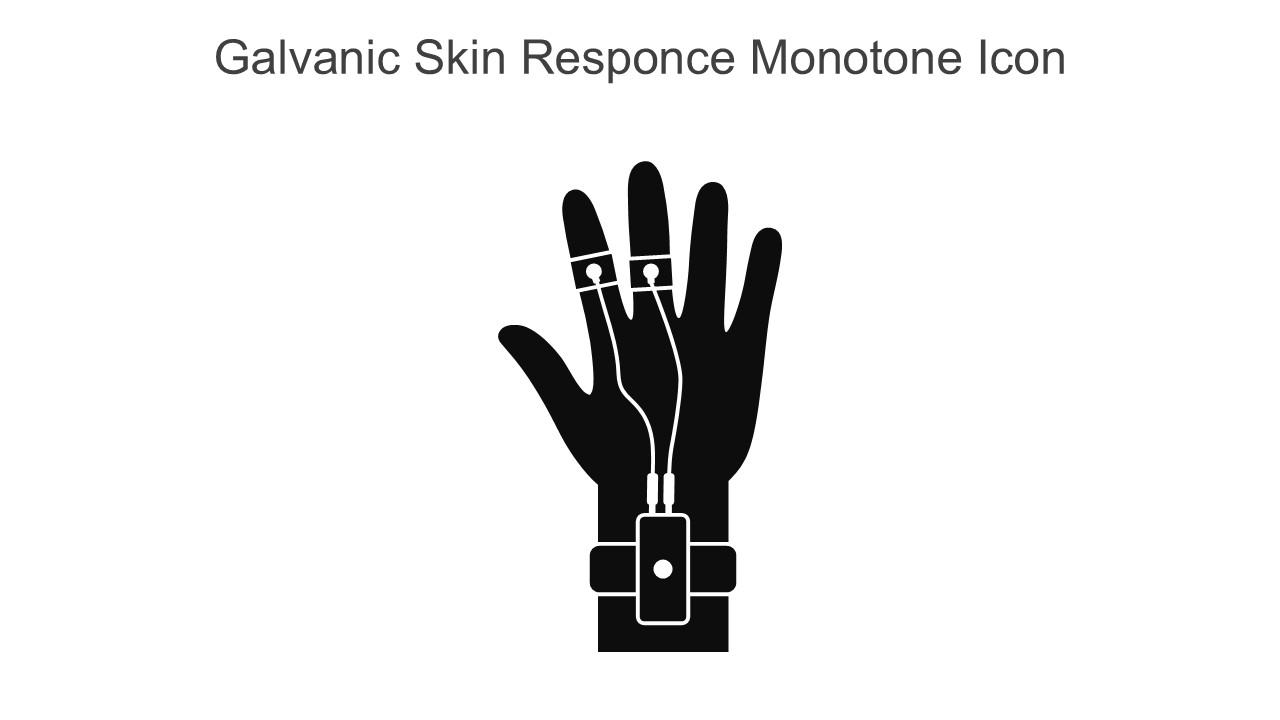 Galvanic Skin Responce Monotone Icon In Powerpoint Pptx Png And Editable Eps Format