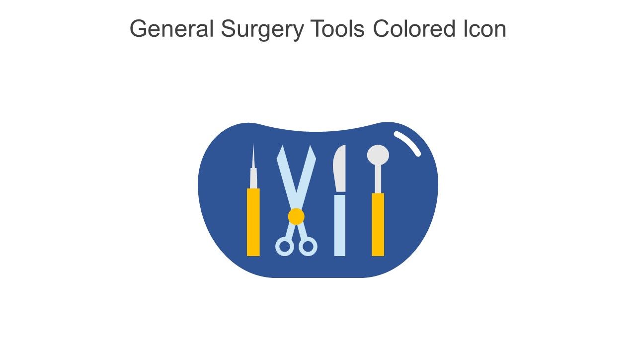 General Surgery Tools Colored Icon In Powerpoint Pptx Png And Editable Eps Format Slide01