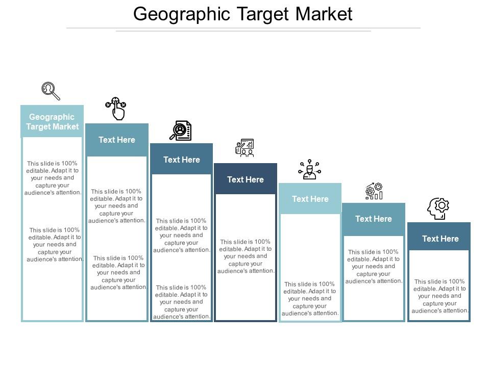 Geographic target market ppt powerpoint presentation icon objects cpb Slide01