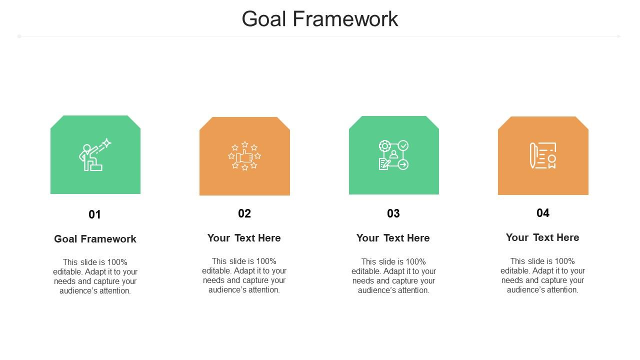 Goal framework ppt powerpoint presentation icon infographics cpb Slide01