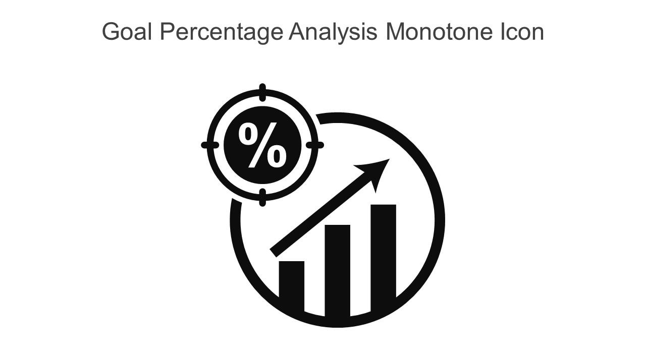 Goal Percentage Analysis Monotone Icon In Powerpoint Pptx Png And Editable Eps Format Slide01