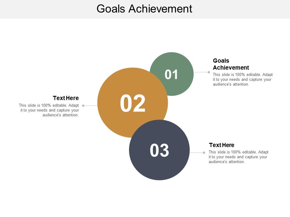 Goals achievement ppt powerpoint presentation icon slide cpb Slide01