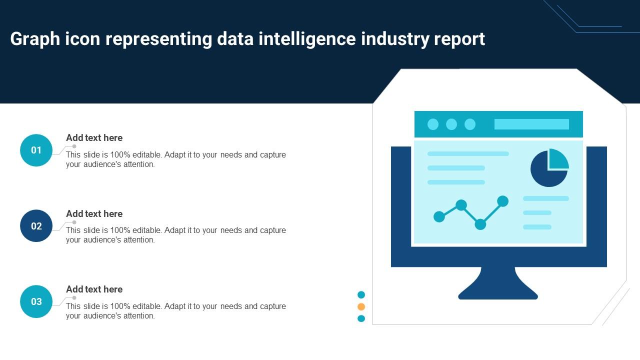 Graph Icon Representing Data Intelligence Industry Report