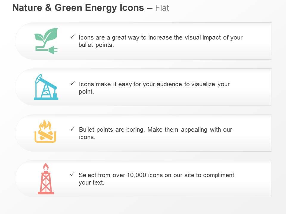 Green energy crane fire protection tower ppt icons graphics Slide01