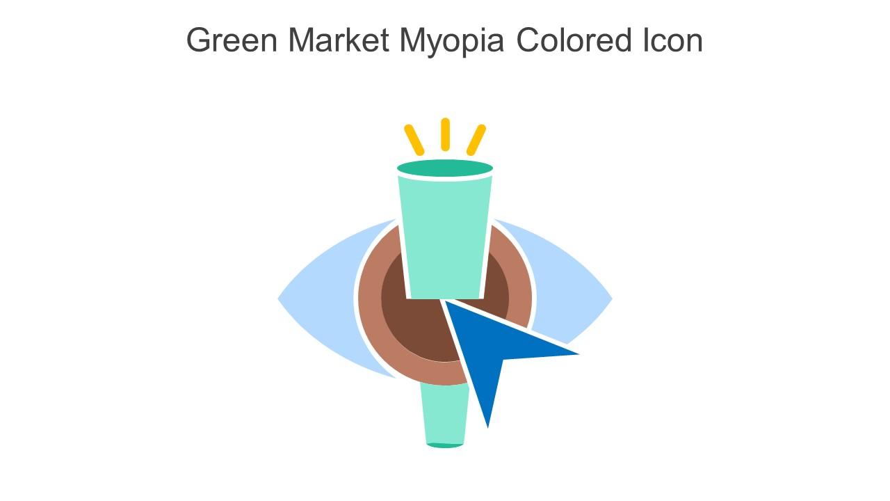 Green Market Myopia Colored Icon In Powerpoint Pptx Png And Editable Eps Format Slide01