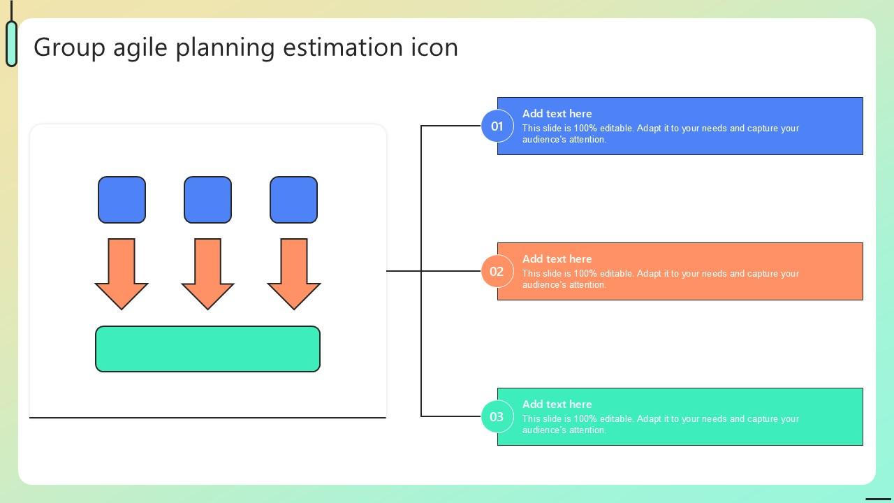 Group Agile Planning Estimation Icon Ppt Powerpoint