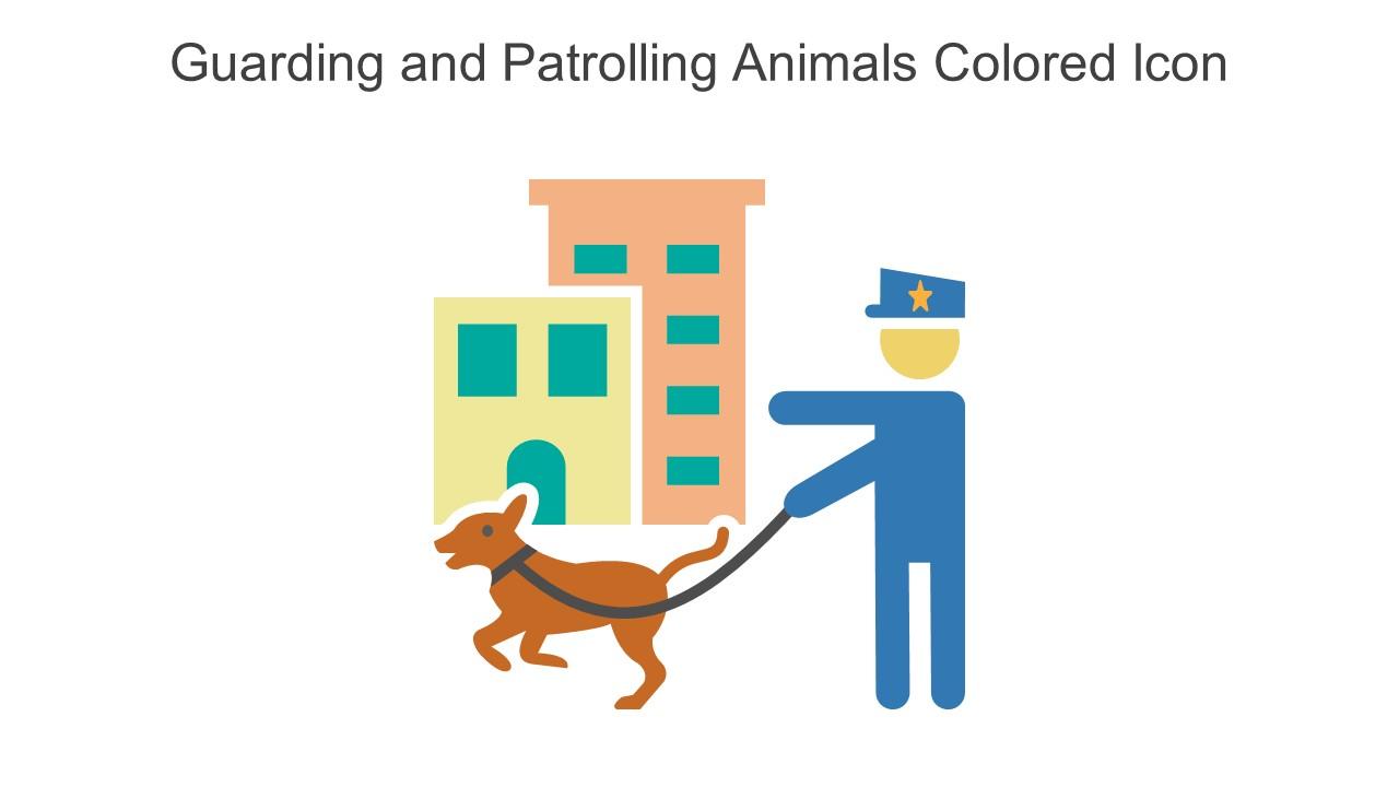 Guarding And Patrolling Animals Colored Icon In Powerpoint Pptx Png And Editable Eps Format Slide01