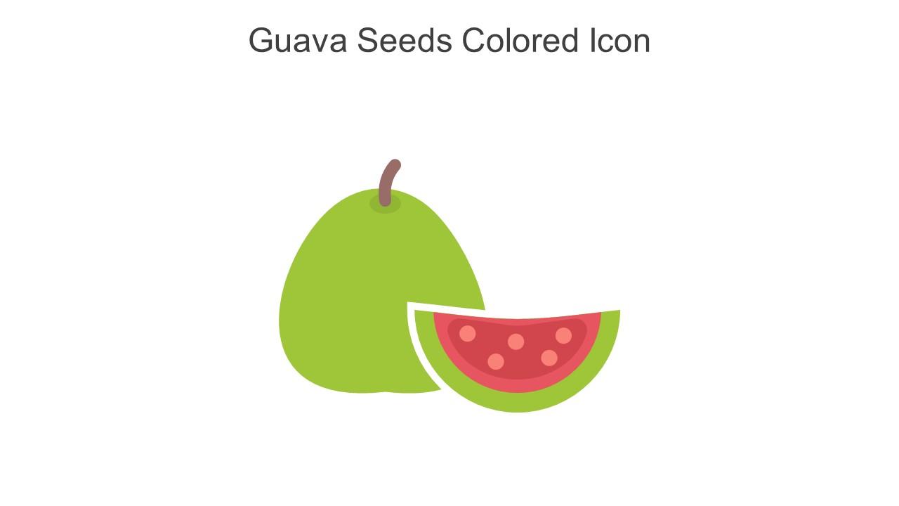 Guava Seeds Colored Icon In Powerpoint Pptx Png And Editable Eps Format Slide01