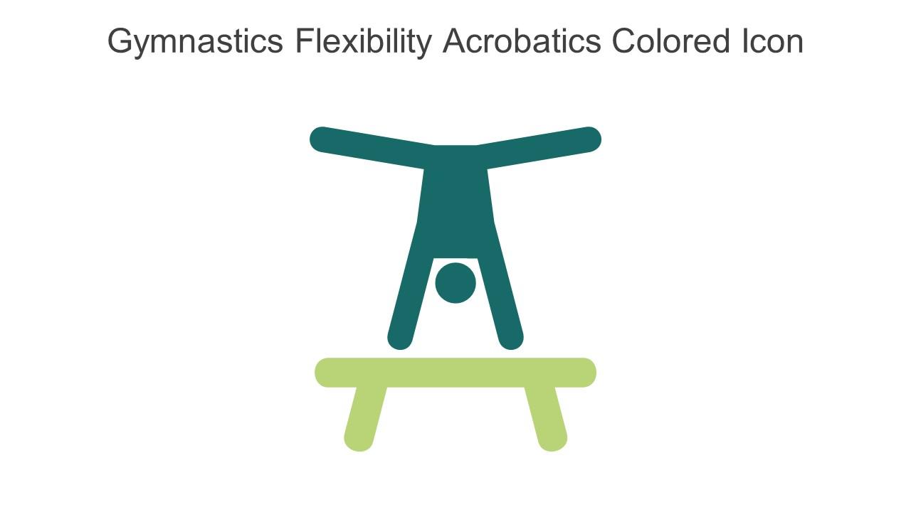 Gymnastics Flexibility Acrobatics Colored Icon In Powerpoint Pptx Png And Editable Eps Format