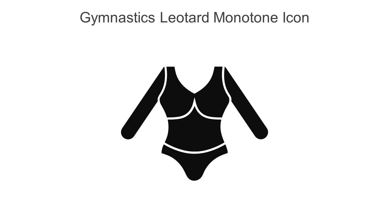 Gymnastics Leotard Monotone Icon In Powerpoint Pptx Png And Editable Eps Format