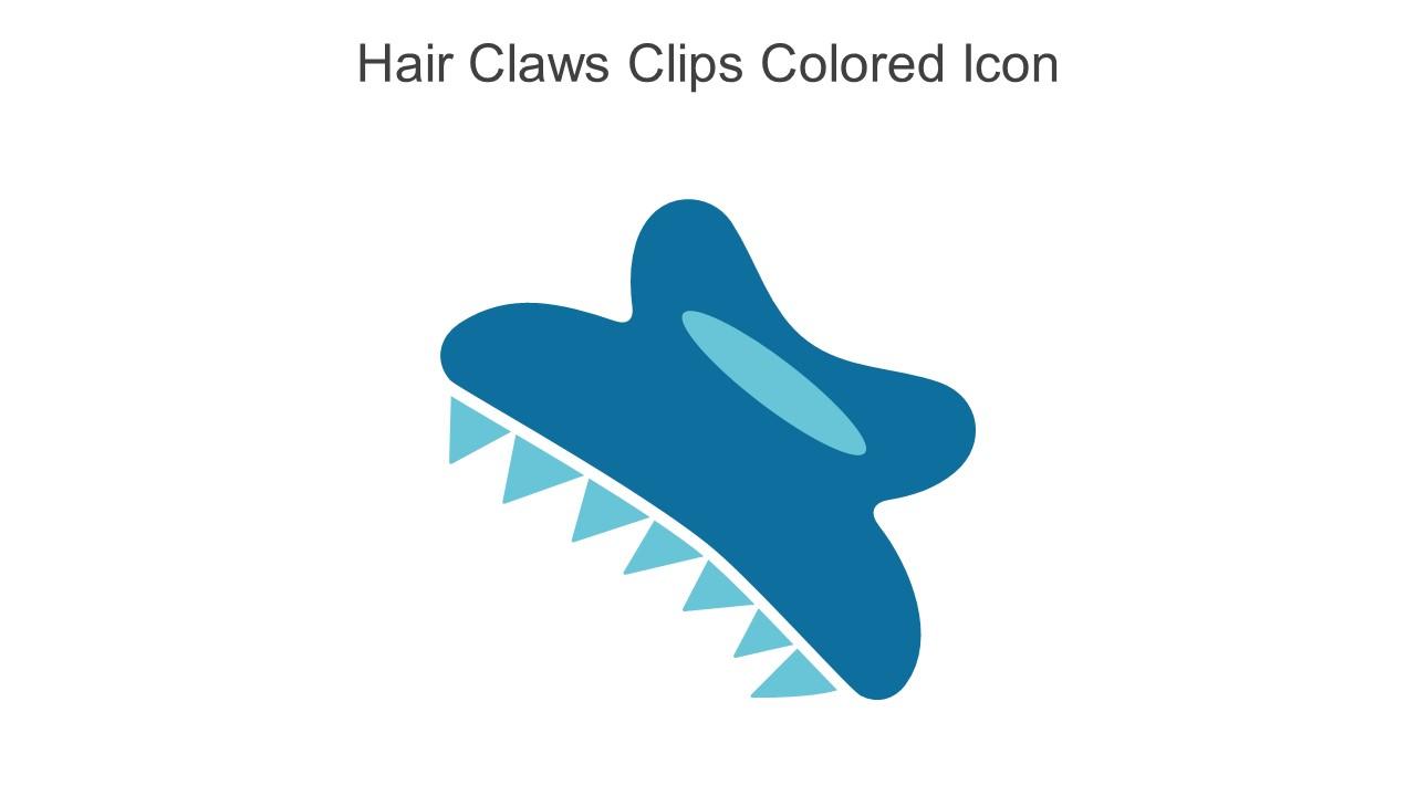 Hair Claws Clips Colored Icon In Powerpoint Pptx Png And Editable Eps Format