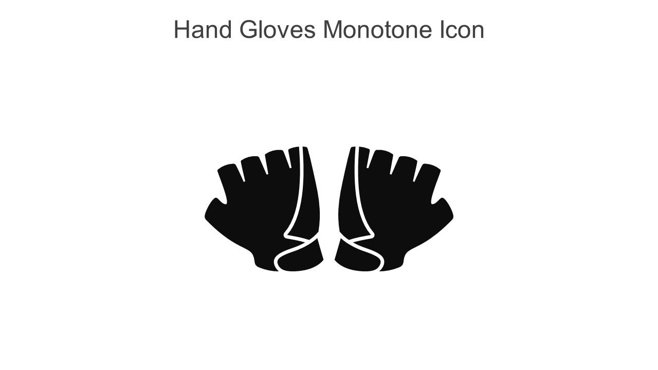 Hand Gloves Monotone Icon In Powerpoint Pptx Png And Editable Eps Format