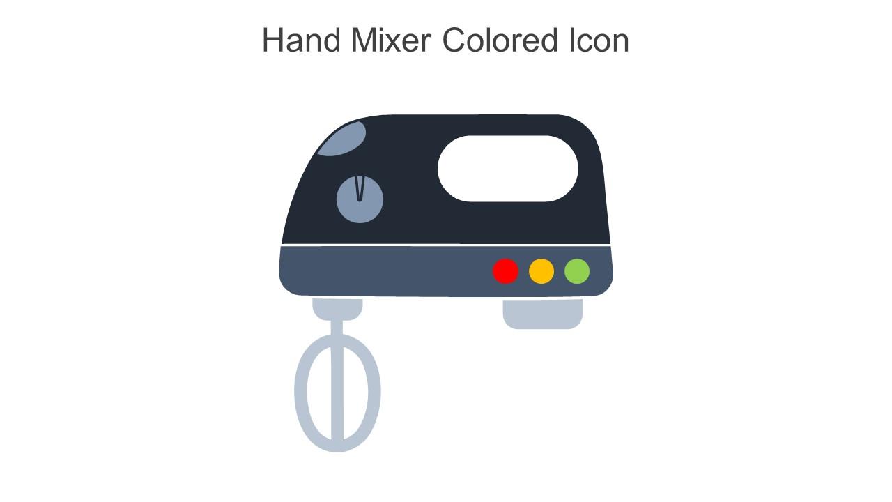 Hand Mixer Colored Icon In Powerpoint Pptx Png And Editable Eps Format