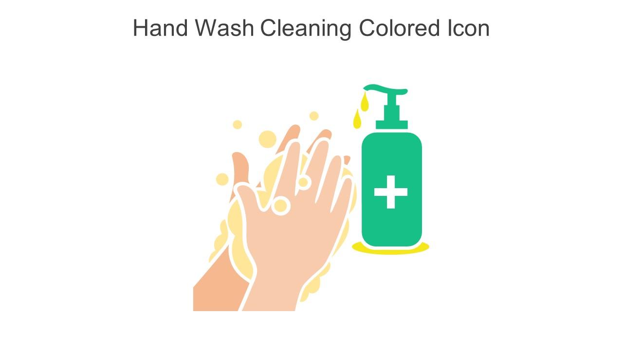 Hand Wash Cleaning Colored Icon In Powerpoint Pptx Png And Editable Eps Format