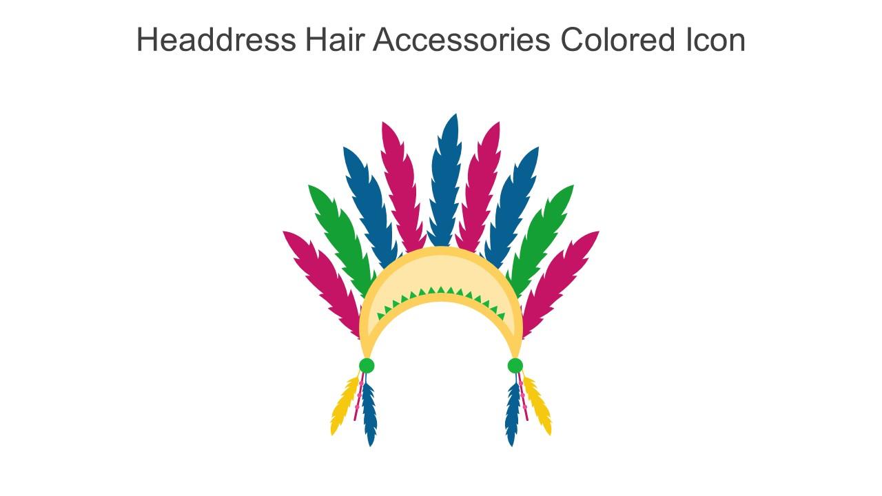 Headdress Hair Accessories Colored Icon In Powerpoint Pptx Png And Editable Eps Format