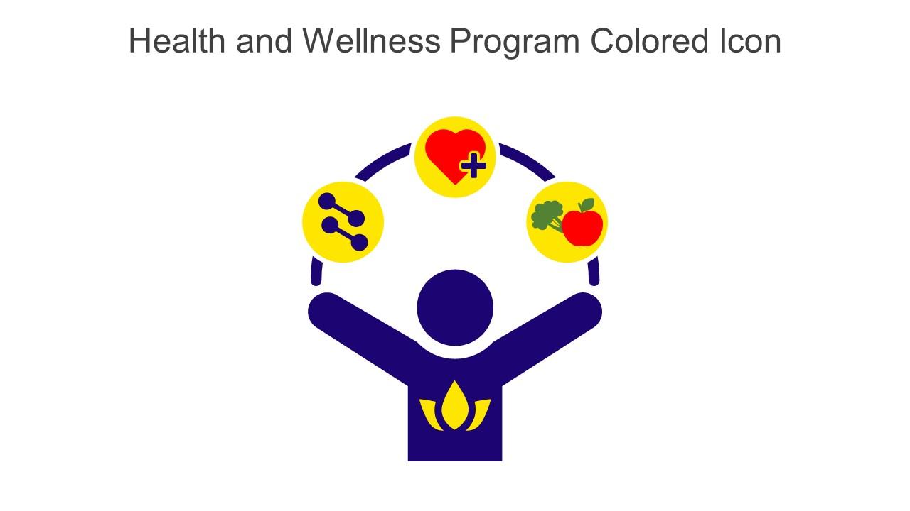 Health And Wellness Program Colored Icon In Powerpoint Pptx Png And Editable Eps Format