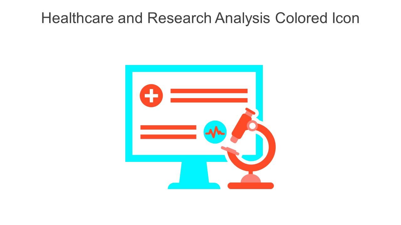 Healthcare And Research Analysis Colored Icon In Powerpoint Pptx Png And Editable Eps Format Slide01