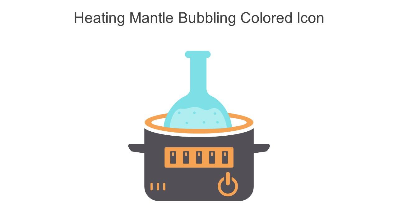 Heating Mantle Bubbling Colored Icon In Powerpoint Pptx Png And Editable Eps Format