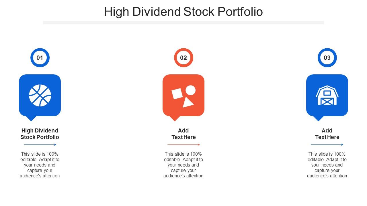 High Dividend Stock Portfolio Ppt Powerpoint Presentation Icon Ideas Cpb Slide01