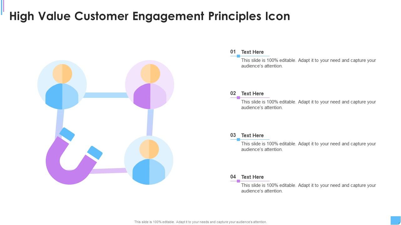 High Value Customer Engagement Principles Icon Slide01