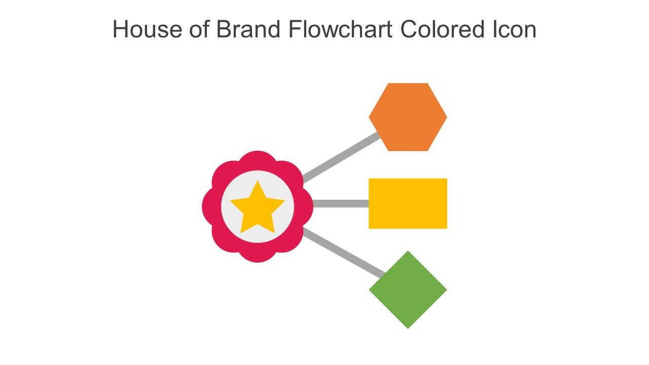 House Of Brand Flowchart Colored Icon In Powerpoint Pptx Png And Editable Eps Format Slide01