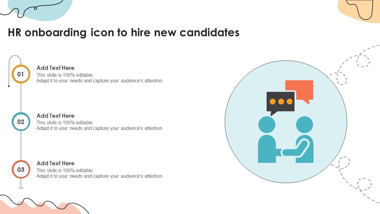 Hr Onboarding Icon To Hire New Candidates