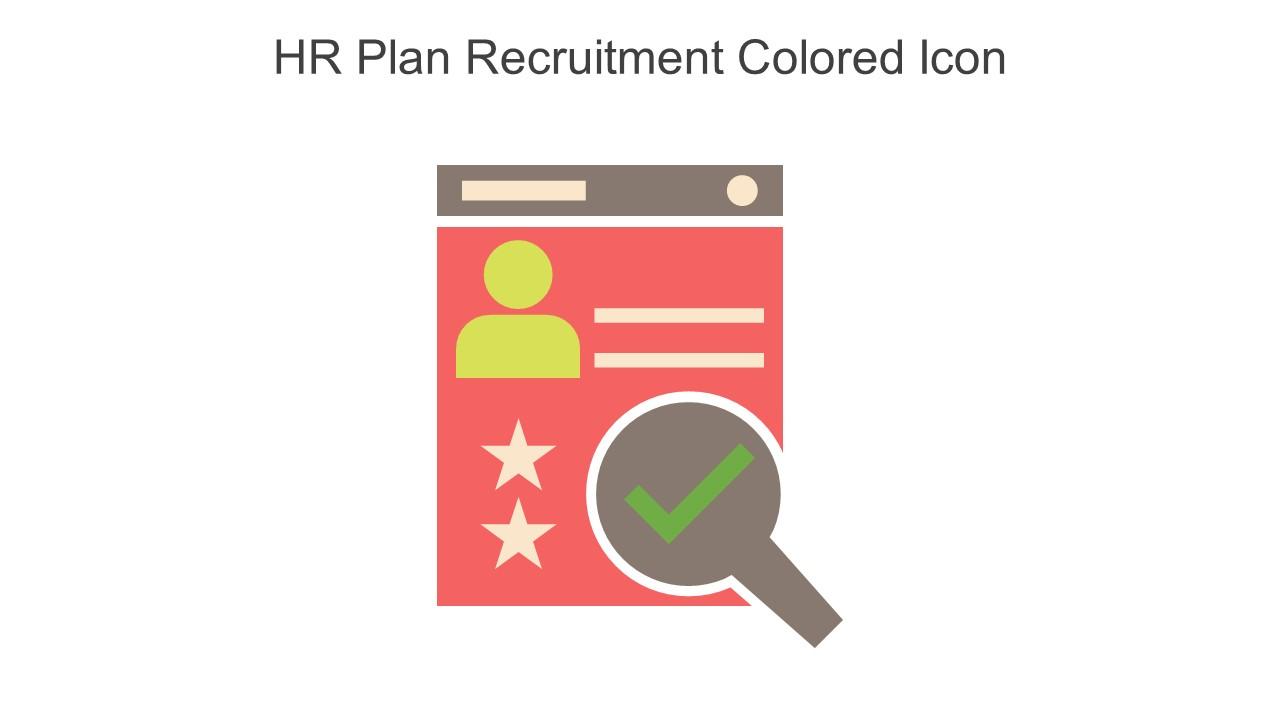 HR Plan Recruitment Colored Icon In Powerpoint Pptx Png And Editable Eps Format Slide01