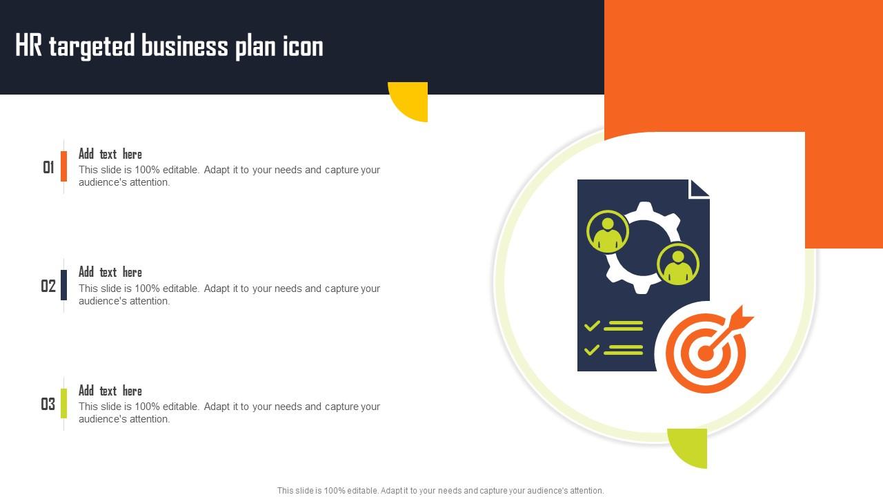 HR Targeted Business Plan Icon