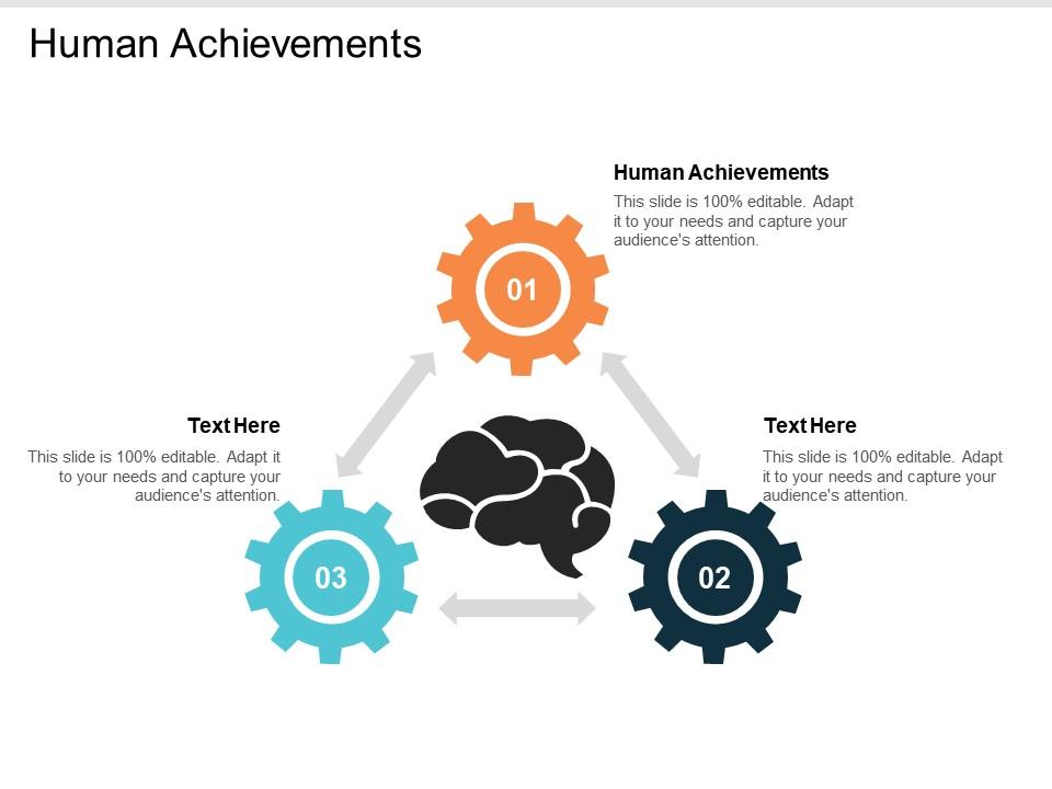 Human achievements ppt powerpoint presentation icon file formats cpb Slide01