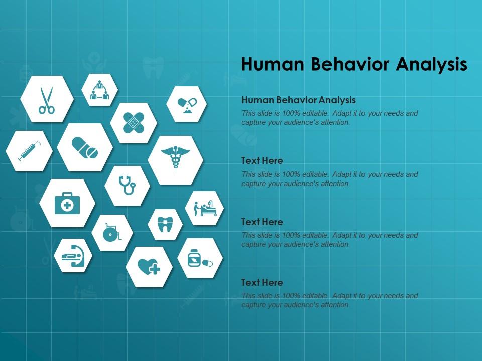 Human behavior analysis ppt powerpoint presentation icon graphics template Slide01