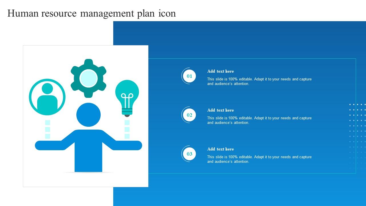 Human Resource Management Plan Icon Slide01