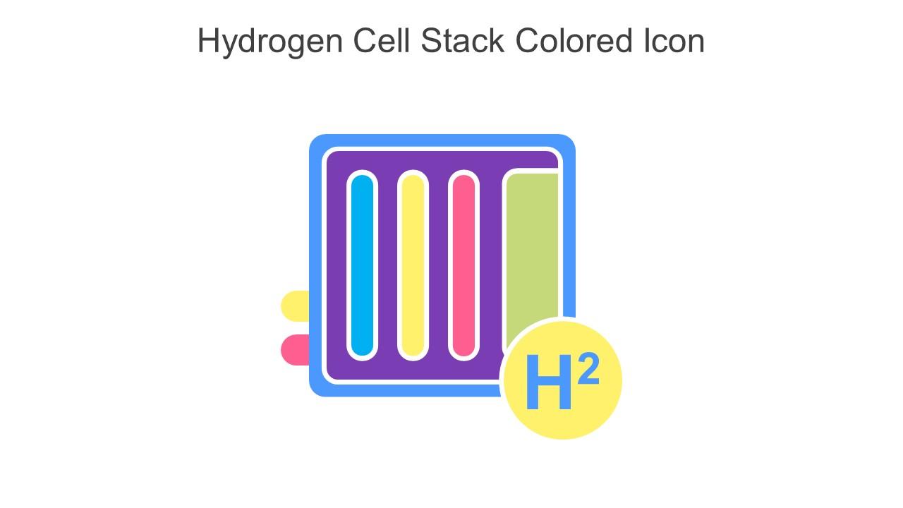 Hydrogen Cell Stack Colored Icon In Powerpoint Pptx Png And Editable Eps Format