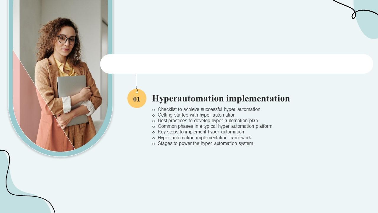 Hyperautomation Services For Table Of Contents Ppt Infographic Template Icon