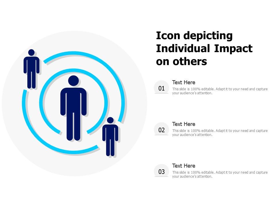 Icon depicting individual impact on others Slide01